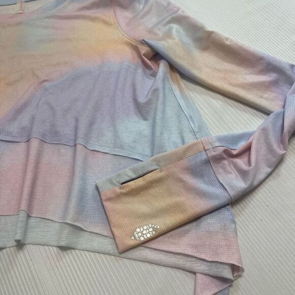 Free People Movement Womens Tempo Long Sleeve Tee Sz XS Multicolor Lightweight - Picture 2 of 7